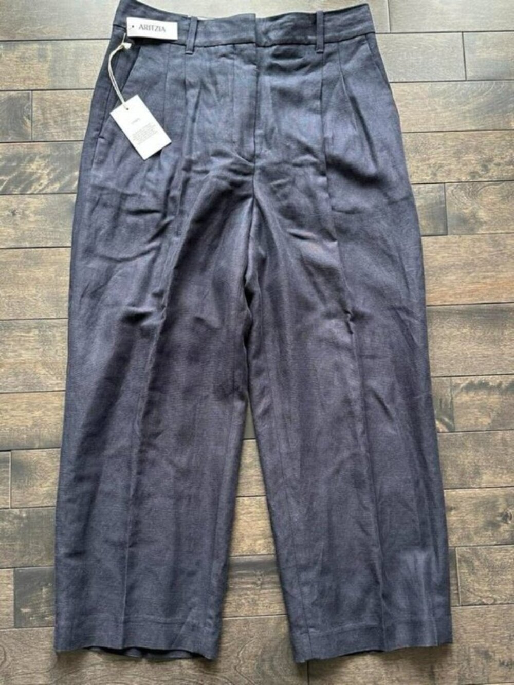 Aritzia The Effortless Pant Linen Cropped - NWT